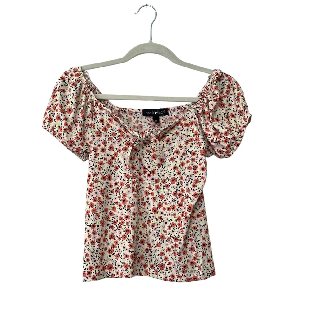 Floral Cottage Cropped Blouse